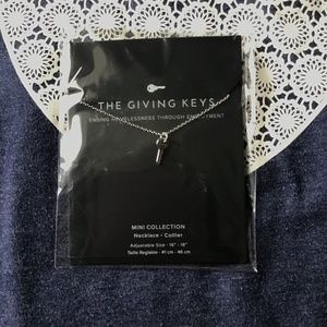 The Giving Keys - mini key - “Believe” necklace